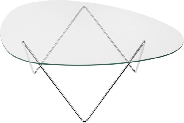 0008 Pedrera Coffee Table Base: Chrome, Top: Transparent Glass   5715015721486