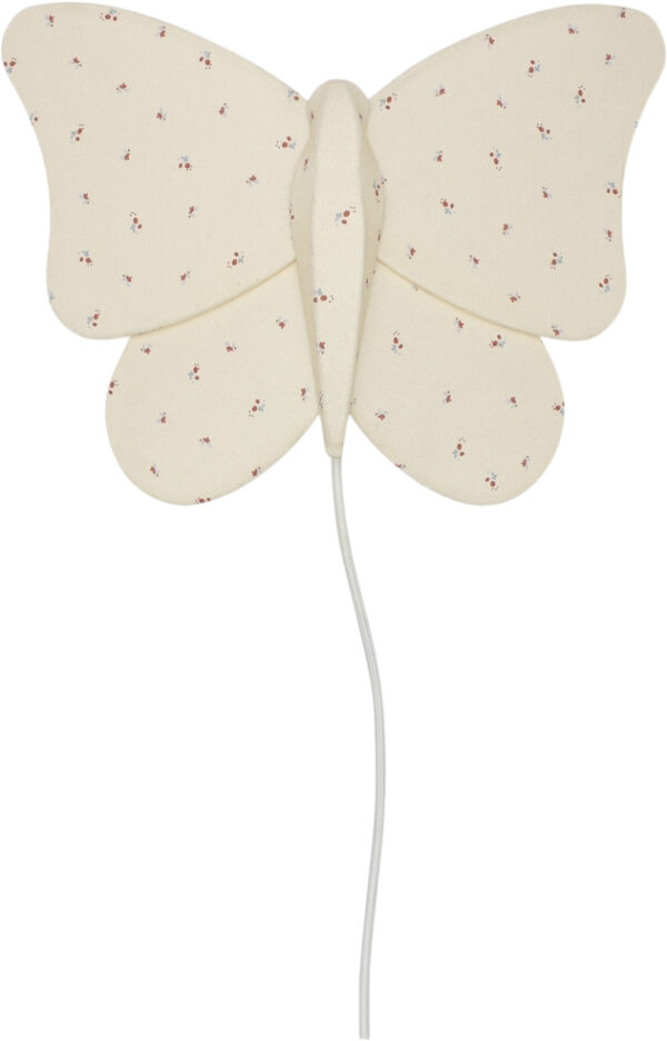 Bloom Red/blue Butterfly Fabric Lamp   5712982638120