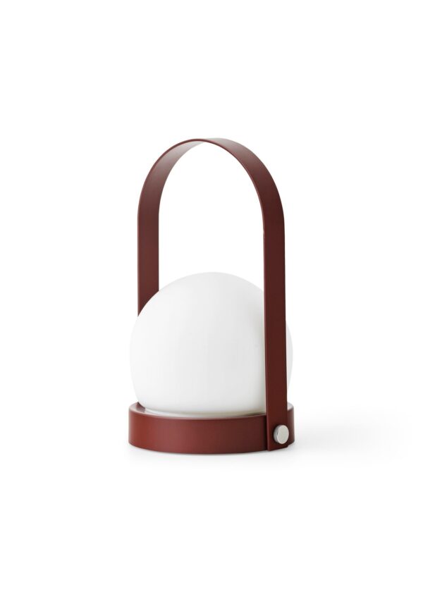 Burned Red Carrie Portable Table Lamp   5709262064571