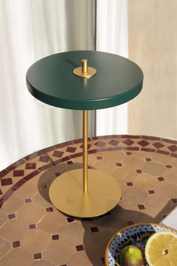 Forest Green Ateria Move Portable Table Lamp   5710302025025