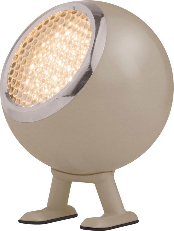 Mushroom Brown Norbitt Led Rechargeable Lamp   5708311307997