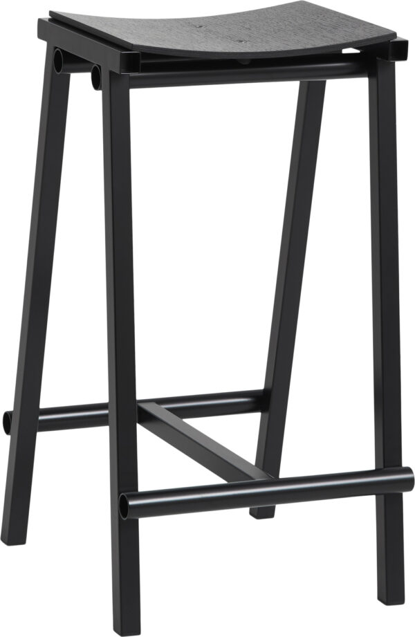0008 Taburete 8 Bar Stool Low Black Powd   5710441349440